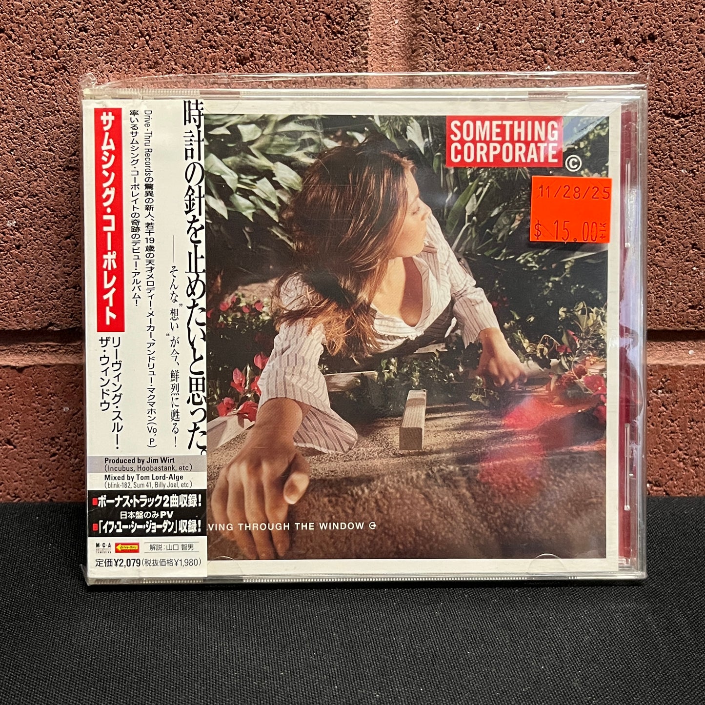 Used CD: Something Corporate "Leaving Through The Window" CD (2002 Japanese Press w/ Bonus Tracks)