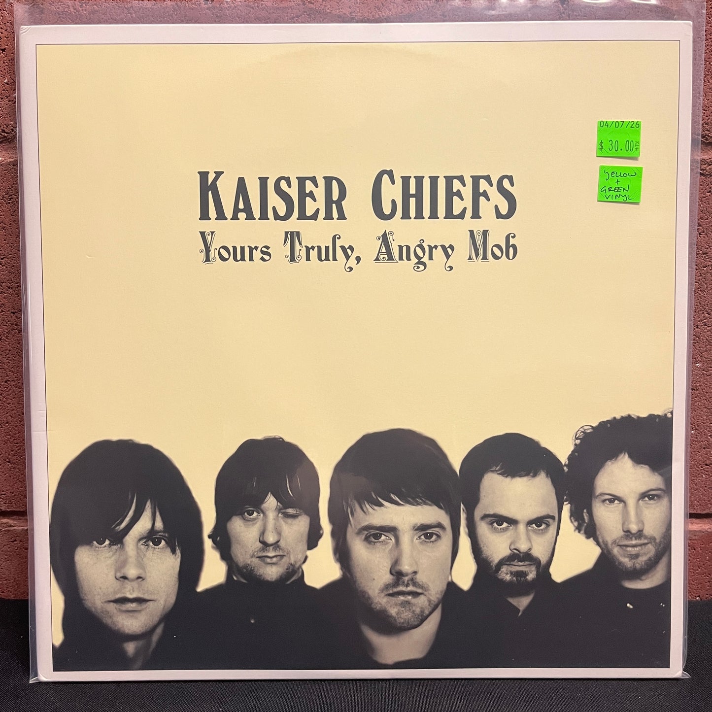 Used Vinyl: Kaiser Chiefs ‎"Yours Truly, Angry Mob" 2xLP (2007 US pressing)