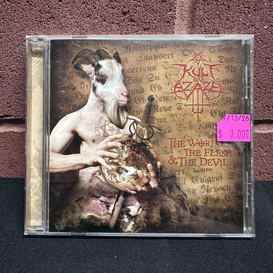 Used CD: Kult Ov Azazel "The World The Flesh & The Devil" CD