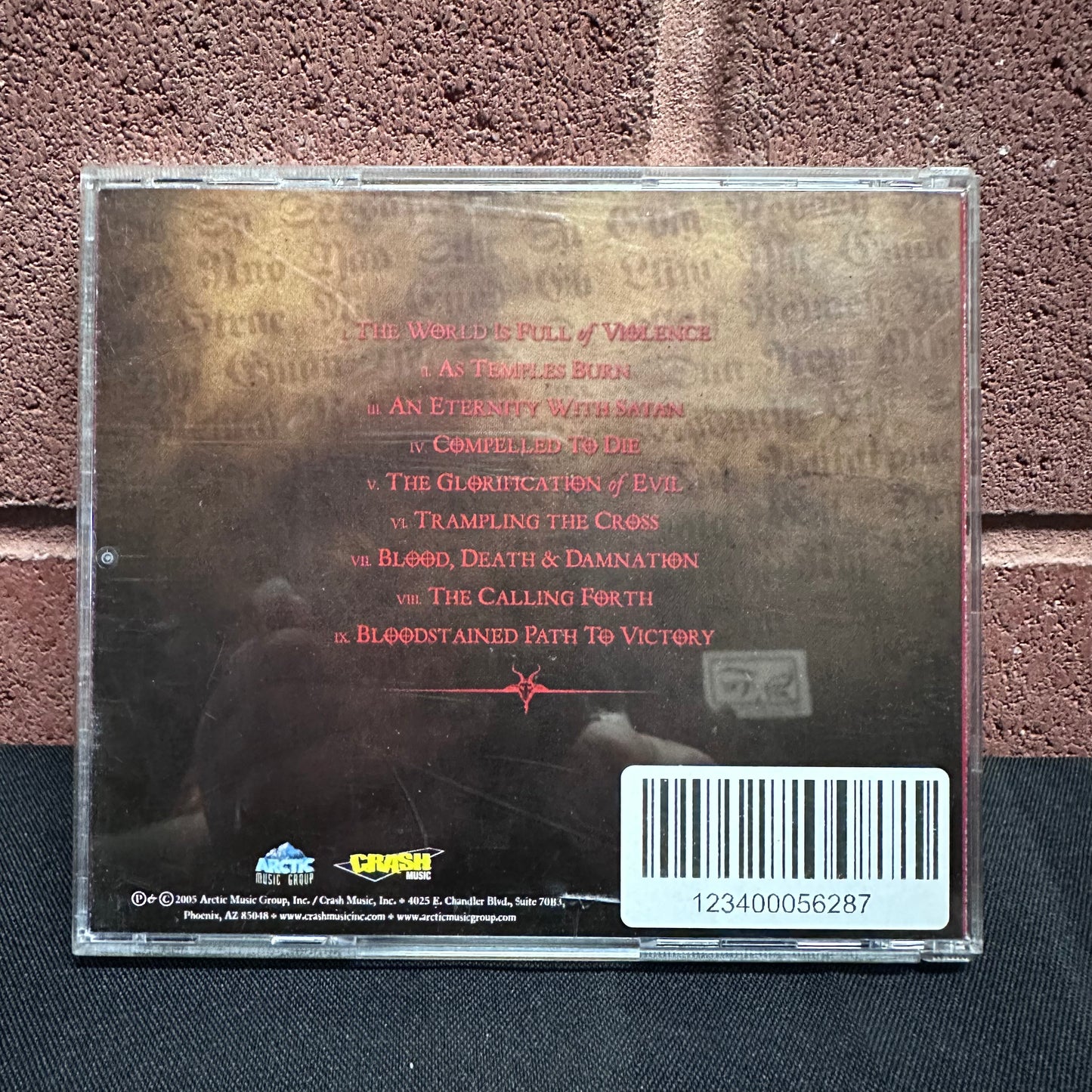 Used CD: Kult Ov Azazel "The World The Flesh & The Devil" CD