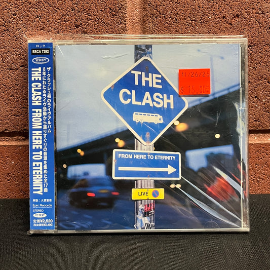 Used CD: The Clash "From Here To Eternity - Live" CD (1999 Japanese Press)