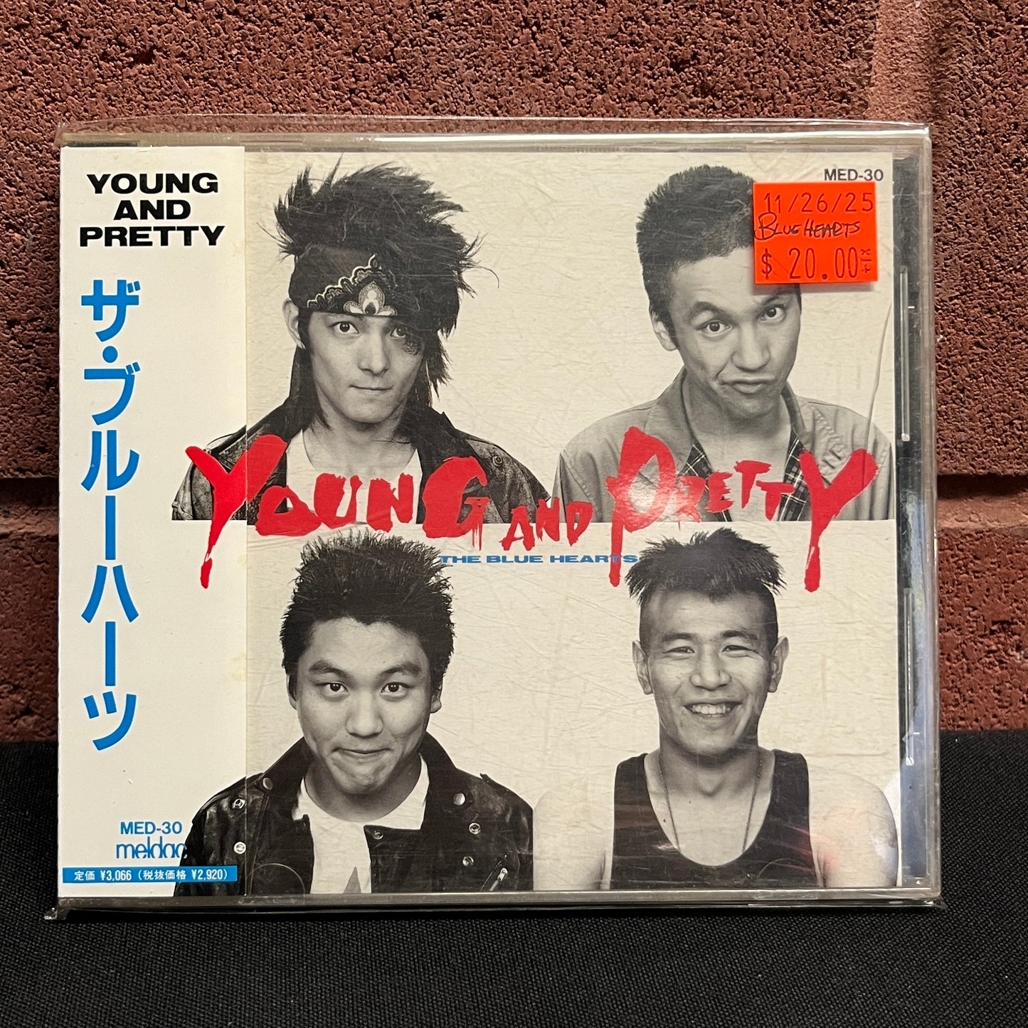 Used CD: The Blue Hearts "Young and Pretty" CD (1987 Japanese Press)