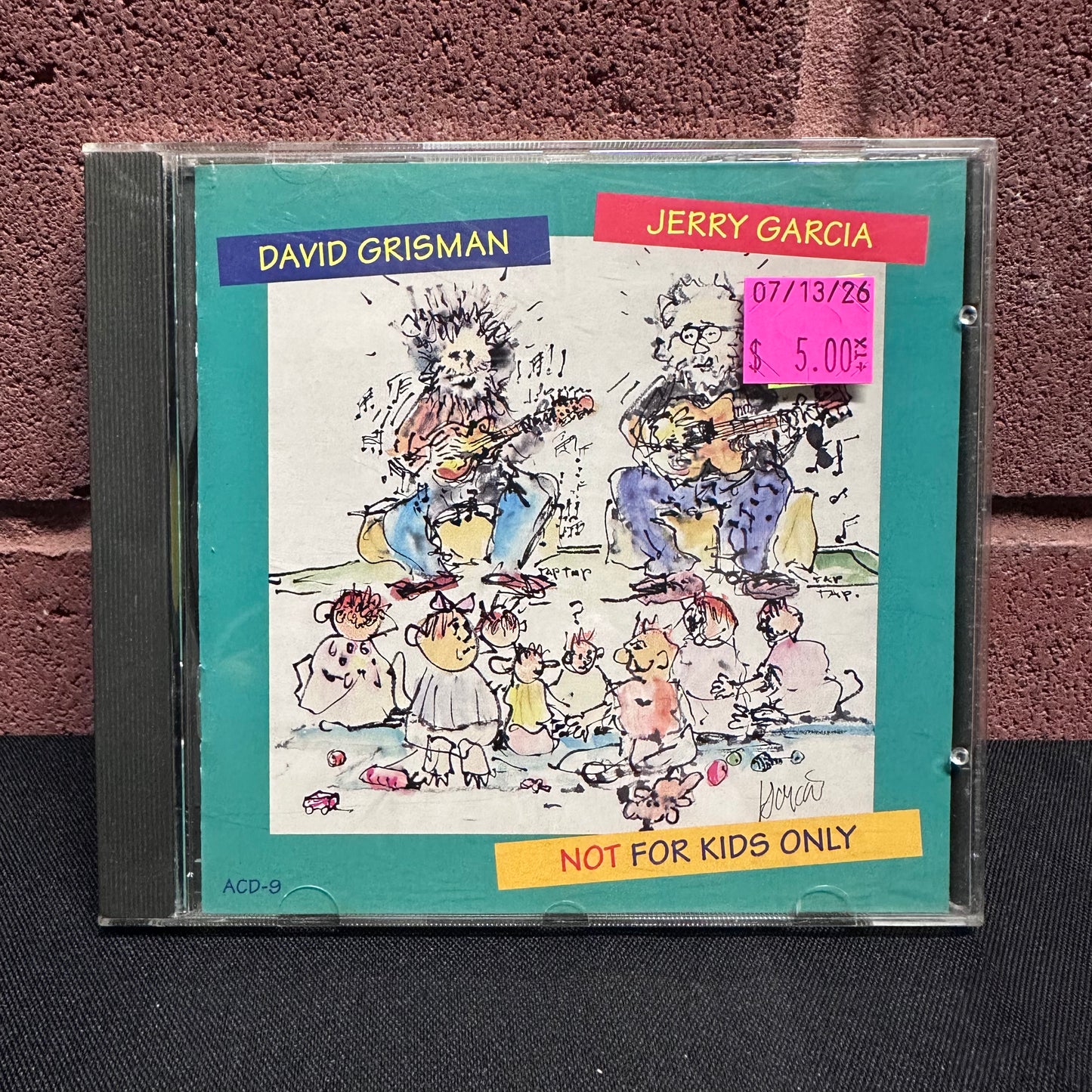 Used CD: Jerry Garcia / David Grisman "Not For Kids Only" CD (1993 Press)