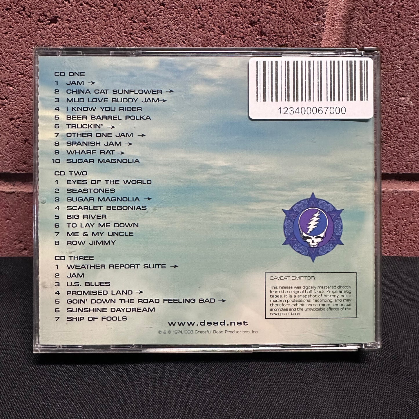 Used CD: The Grateful Dead "Dick's Picks Volume 12: Providence Civic - June 26, 1974; Boston Garden - June 28, 1974" 3xCD (1998 Press)