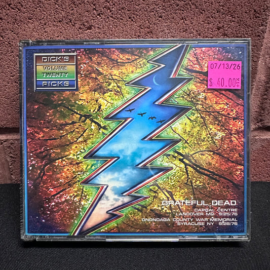 Used CD: The Grateful Dead "Dick's Picks Volume 20: Capital Centre, Landover, MD - 9/25/76 / Onondaga County War Memorial, Syracuse, NY - 9/28/76" 4xCD (Sealed)