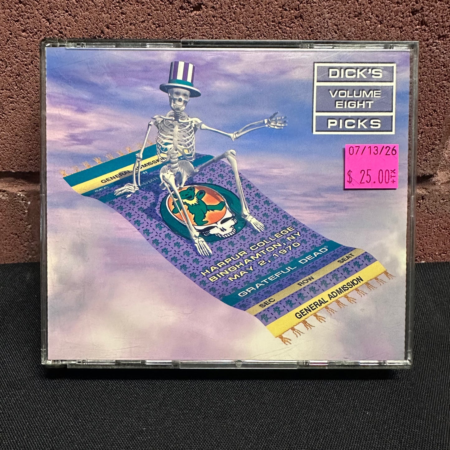 Used CD: The Grateful Dead "Dick's Picks Volume Eight (Harpur College, Binghamton, NY, 5/2/70)" 3xCD (1997 Press)