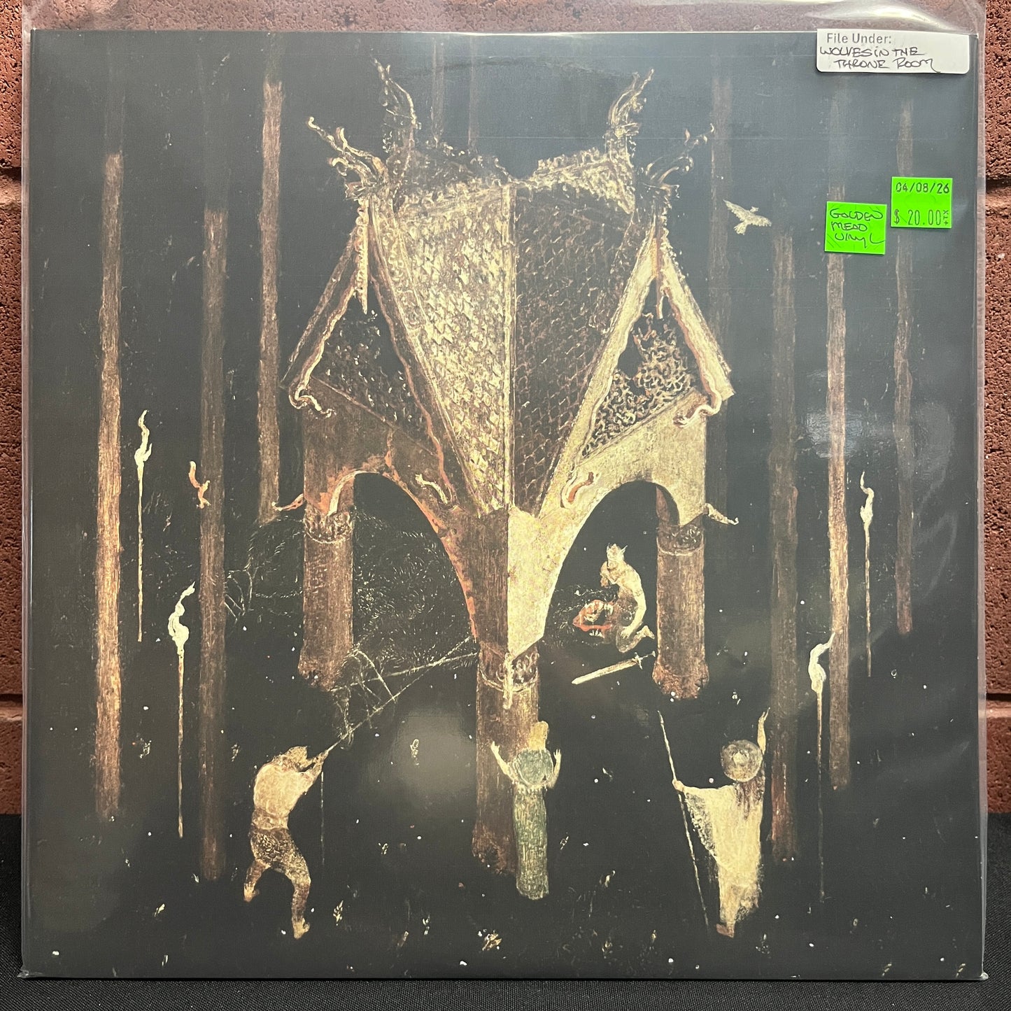 Used LP: Wolves In The Throne Room "Thrice Woven" 2xLP (2017 Press - Golden Mead Vinyl)