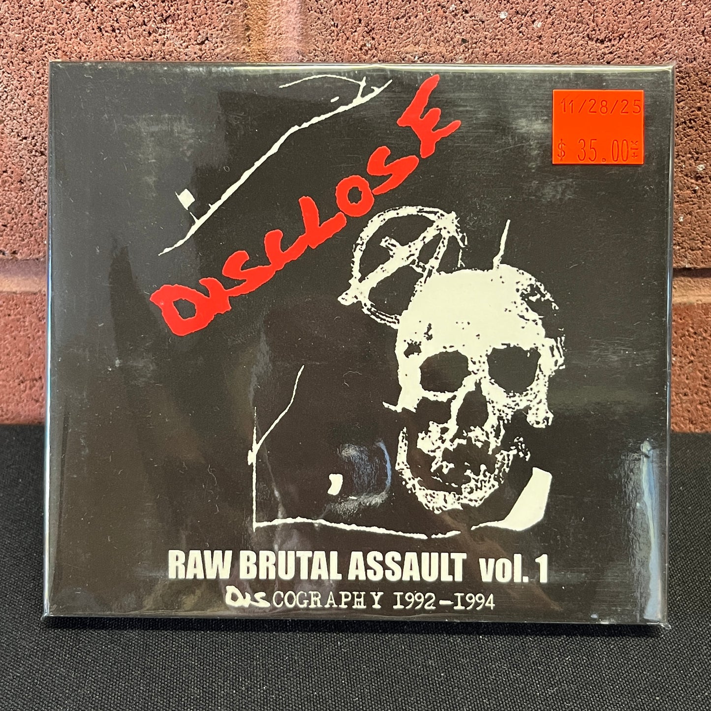 Used CD: Disclose "Raw Brutal Assault Vol. 1 Discography 1994-1998" 2xCD (2020 Japanese Press)