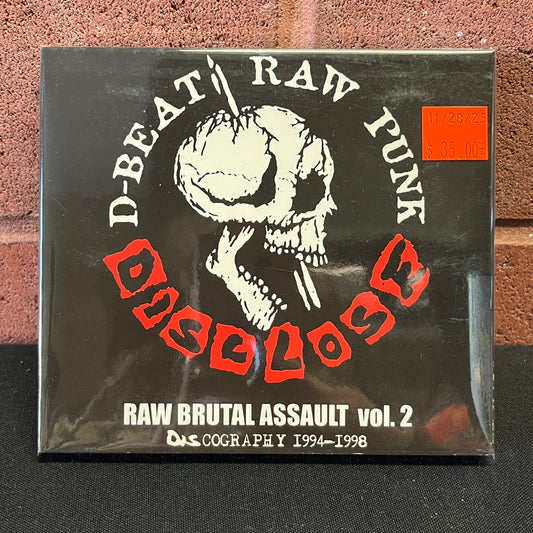 Used CD: Disclose "Raw Brutal Assault Vol. 2 Discography 1994-1998" 2xCD (2020 Japanese Press)