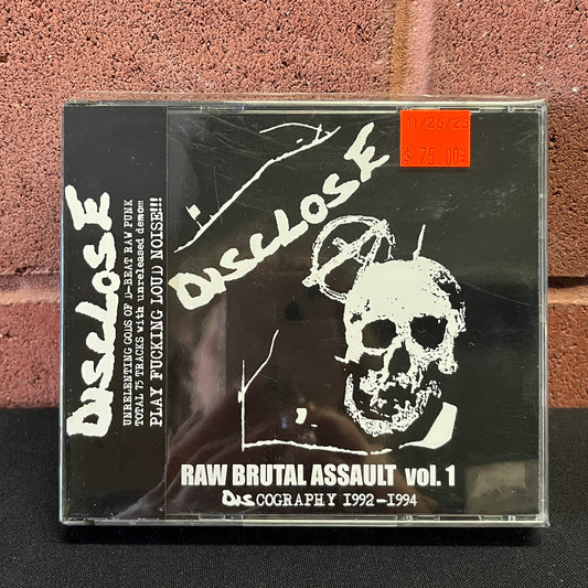 Used CD: Disclose "Raw Brutal Assault Vol. 1: Discography 1992-1994" 2xCD (2003 Japanese Press)
