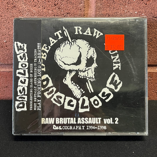 Used CD: Disclose "Raw Brutal Assault Vol. 2: Discography 1992-1994" 2xCD (2003 Japanese Press)