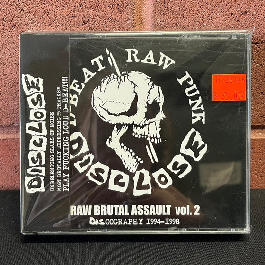 Used CD: Disclose "Raw Brutal Assault Vol. 2 Discography 1994-1998" 2xCD (2003 Japanese Press)