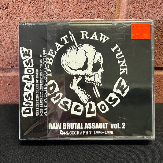 Used CD: Disclose "Raw Brutal Assault Vol. 2: Discography 1992-1994" 2xCD (2003 Japanese Press)