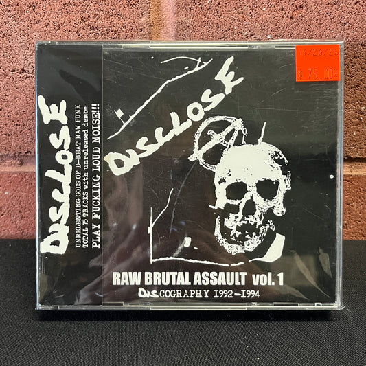 Used CD: Disclose "Raw Brutal Assault Vol. 1 Discography 1994-1998" 2xCD (2003 Japanese Press)
