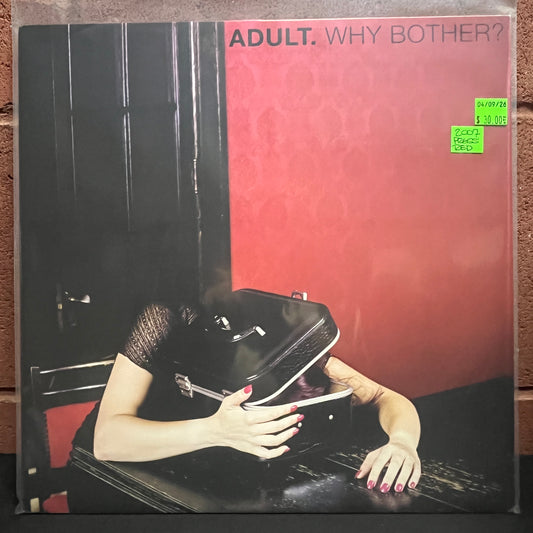 Used Vinyl: ADULT. ‎"Why Bother?" LP (2007 Press - Red Vinyl)
