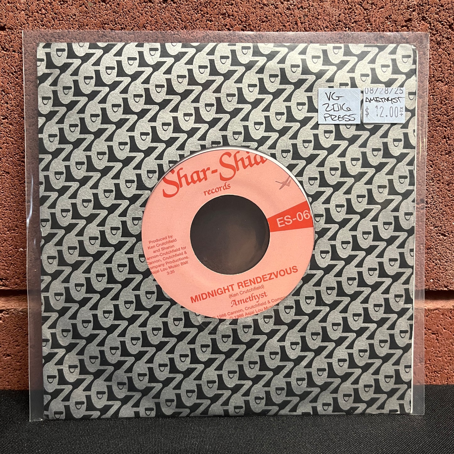 Used Vinyl: Amethyst "Midnight Rendezvous" 7"