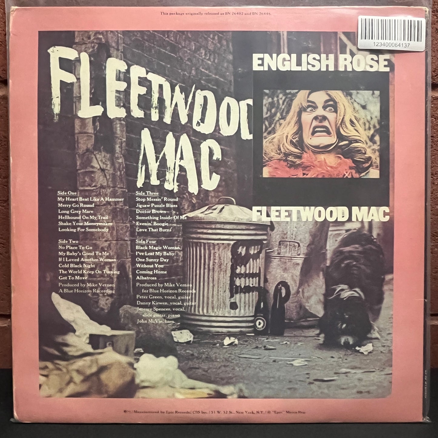 Used LP: Fleetwood Mac ‎"Fleetwood Mac/English Rose" 2xLP (1973 Press)