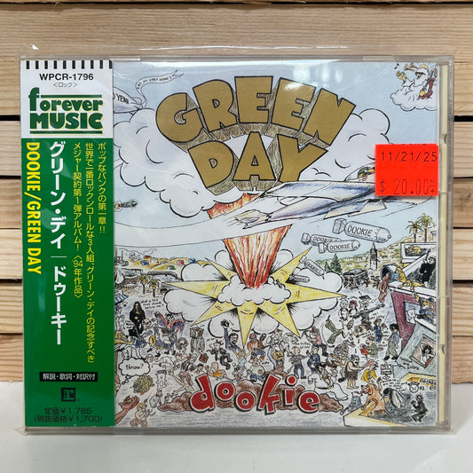 Used CD: Green Day "Dookie" CD (1998 Japanese Press)
