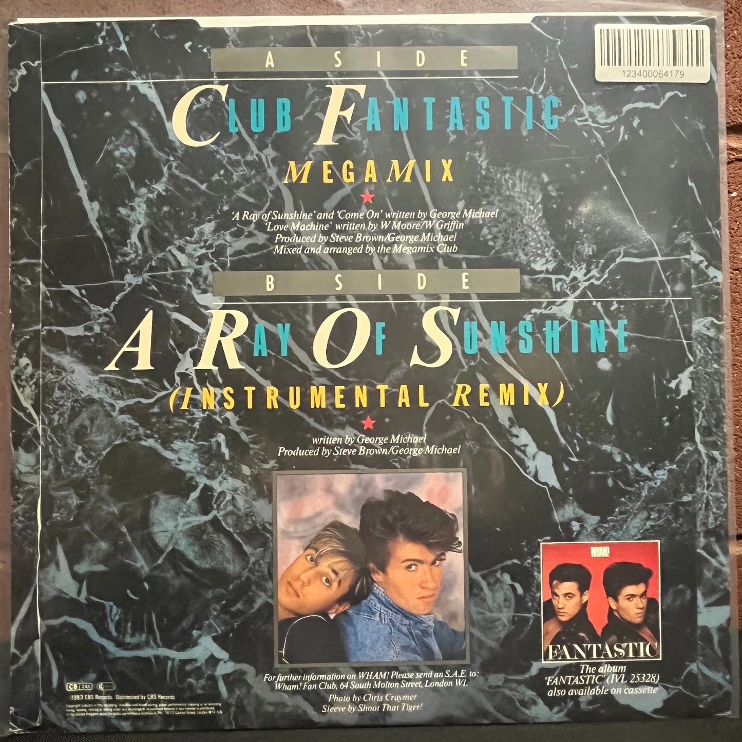Used Vinyl: Wham! ‎"Club Fantastic Megamix" 12" (1983 UK Press)