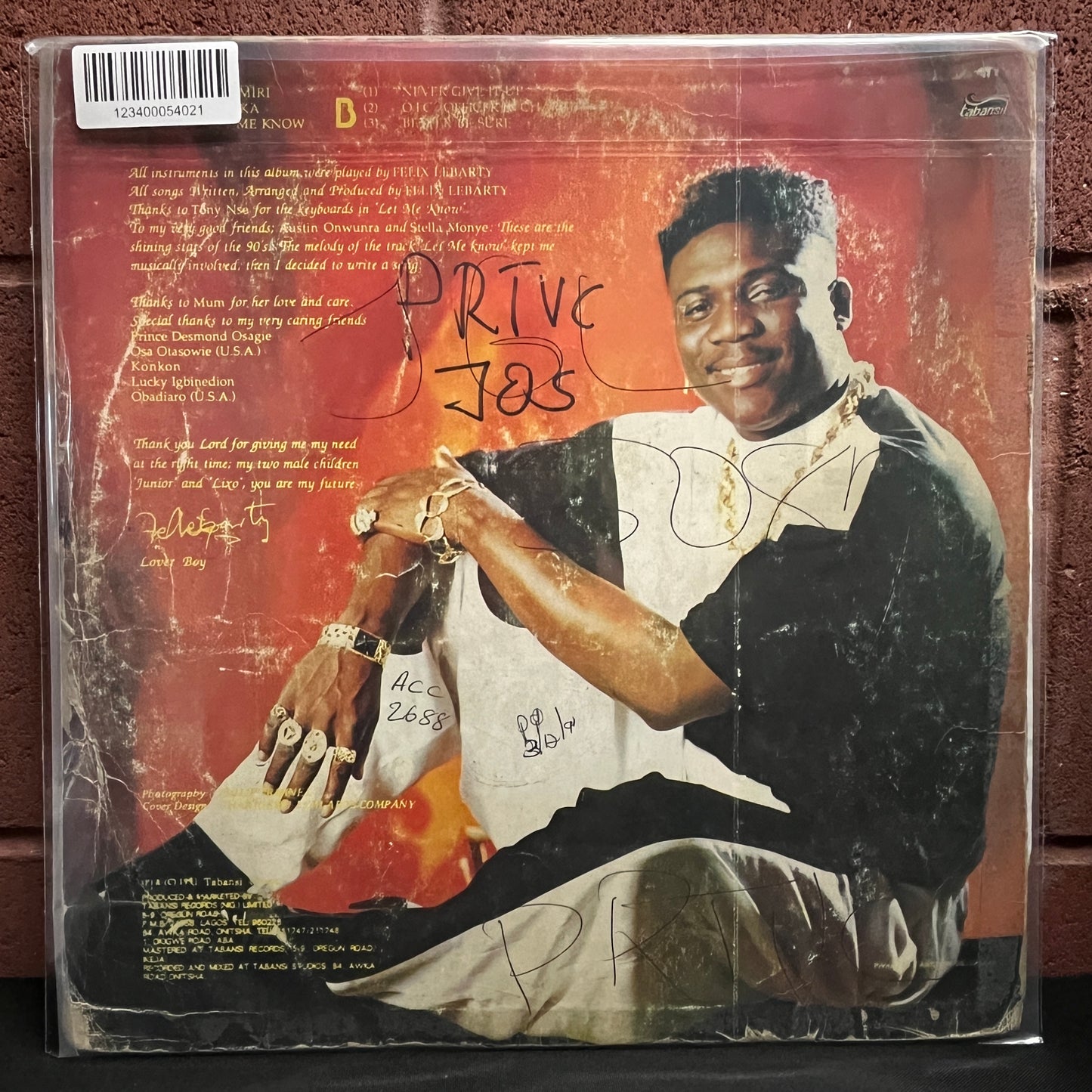 Used Vinyl: Felix Lebarty "Better Be Sure" LP