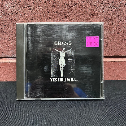 Used CD: Crass "Yes Sir, I Will" CD (UK Press)