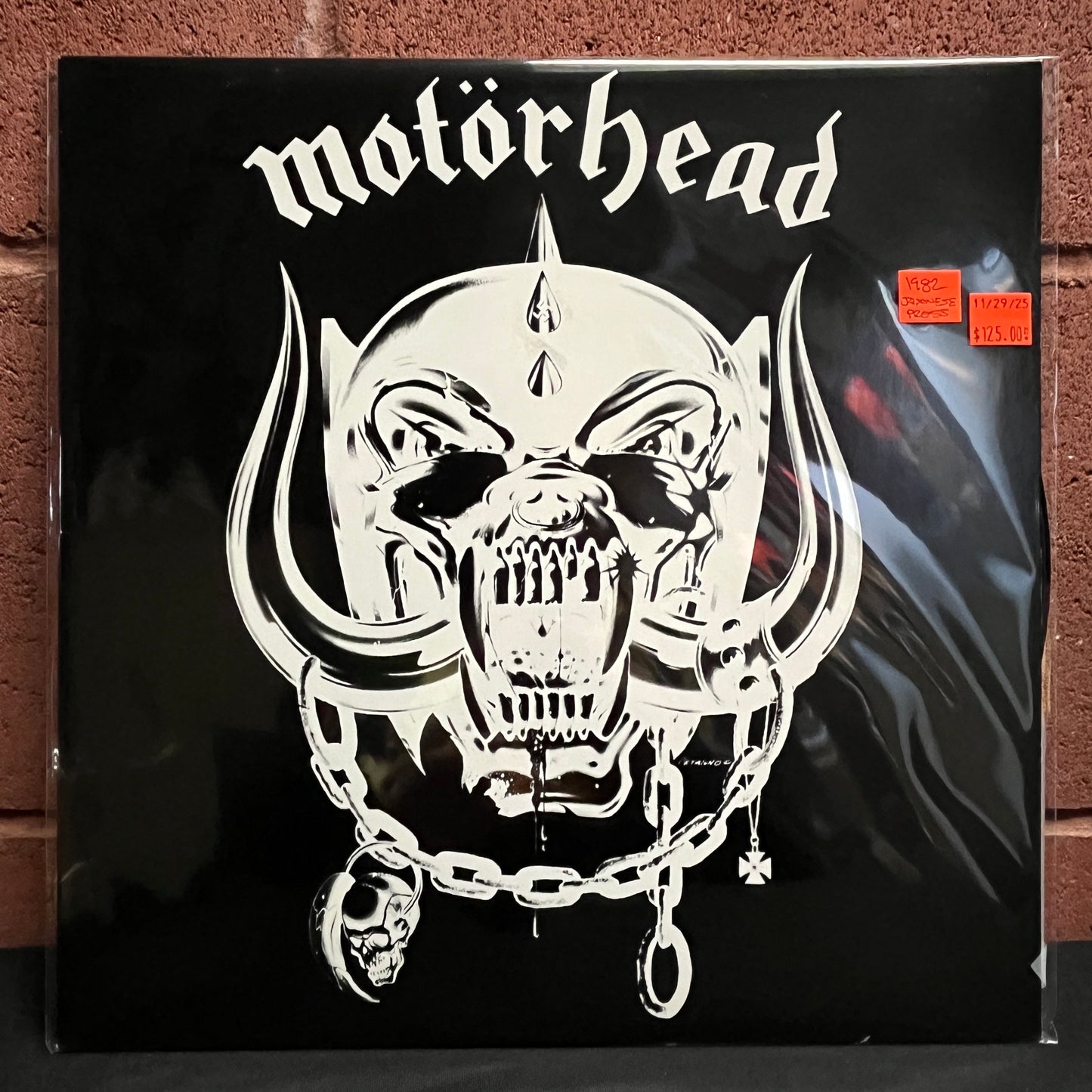 Used Vinyl: Motorhead "S/T" LP (1982 Japanese Press w/ Uncensored Cover)