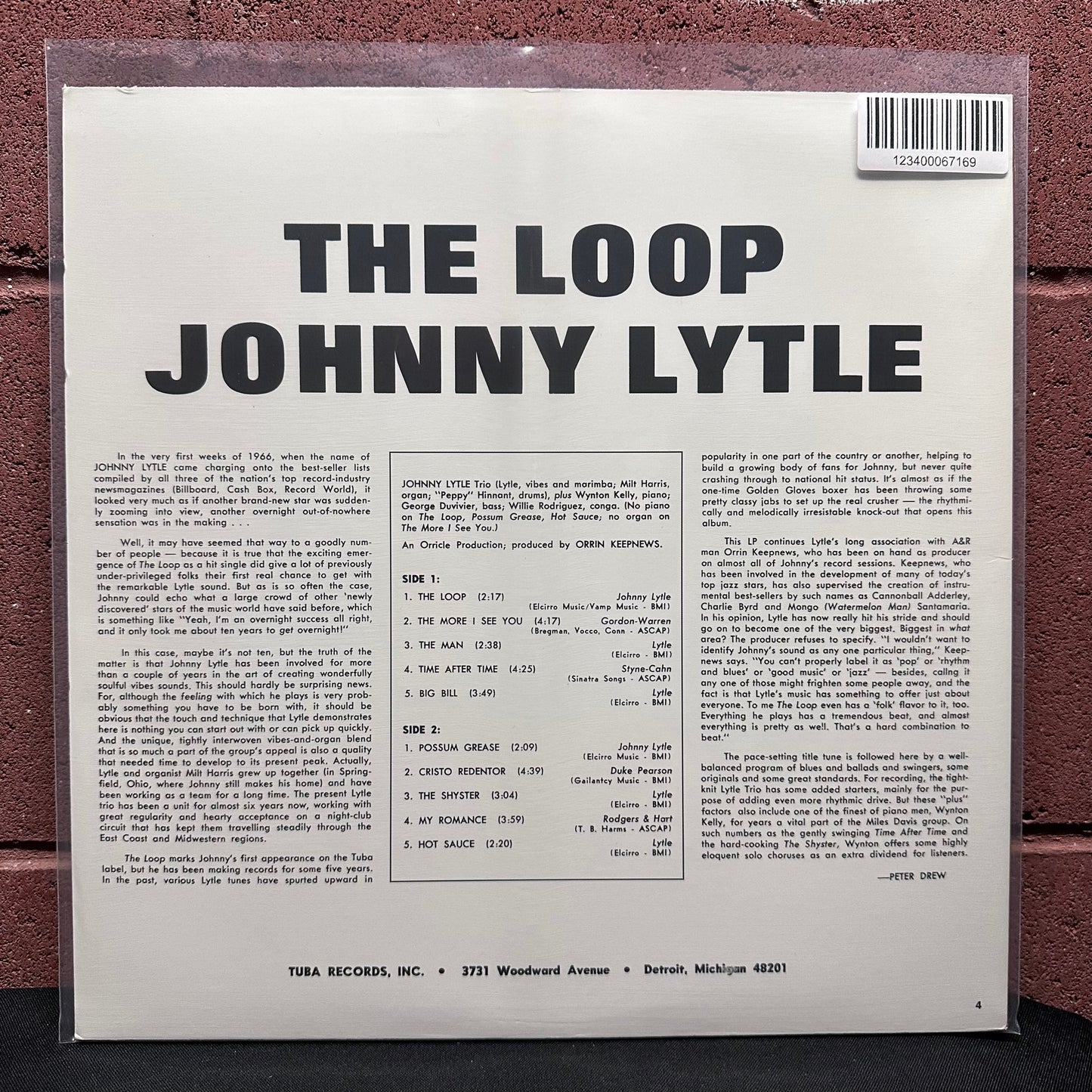 Used Vinyl: Johnny Lytle "The Loop" LP (Reissue)