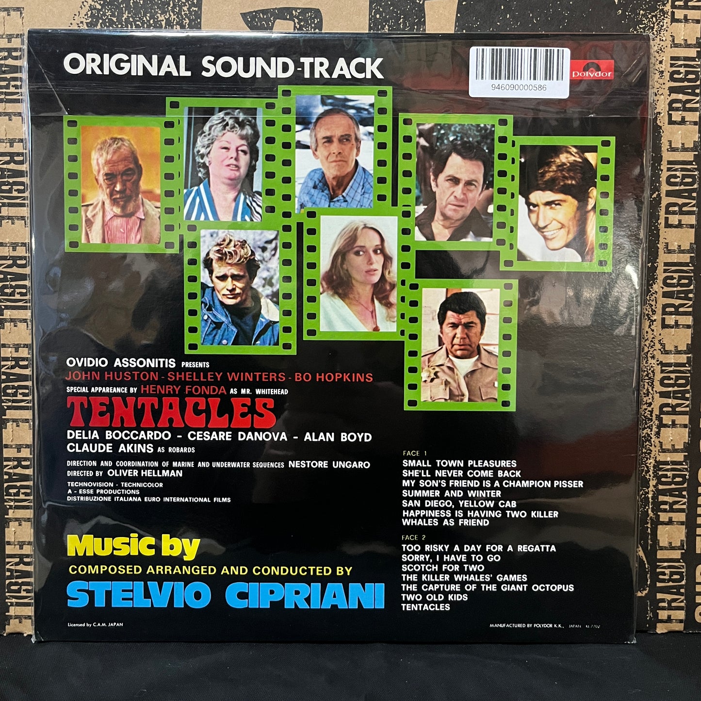 Used Vinyl: Stelvio Cipriani "Tentacles (Original Sound-Track)" LP (Japanese Press)