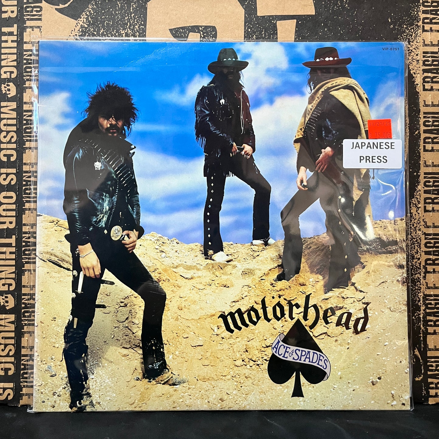 Used Vinyl: Motorhead "Ace Of Spades" LP (1981 Japanese Press)