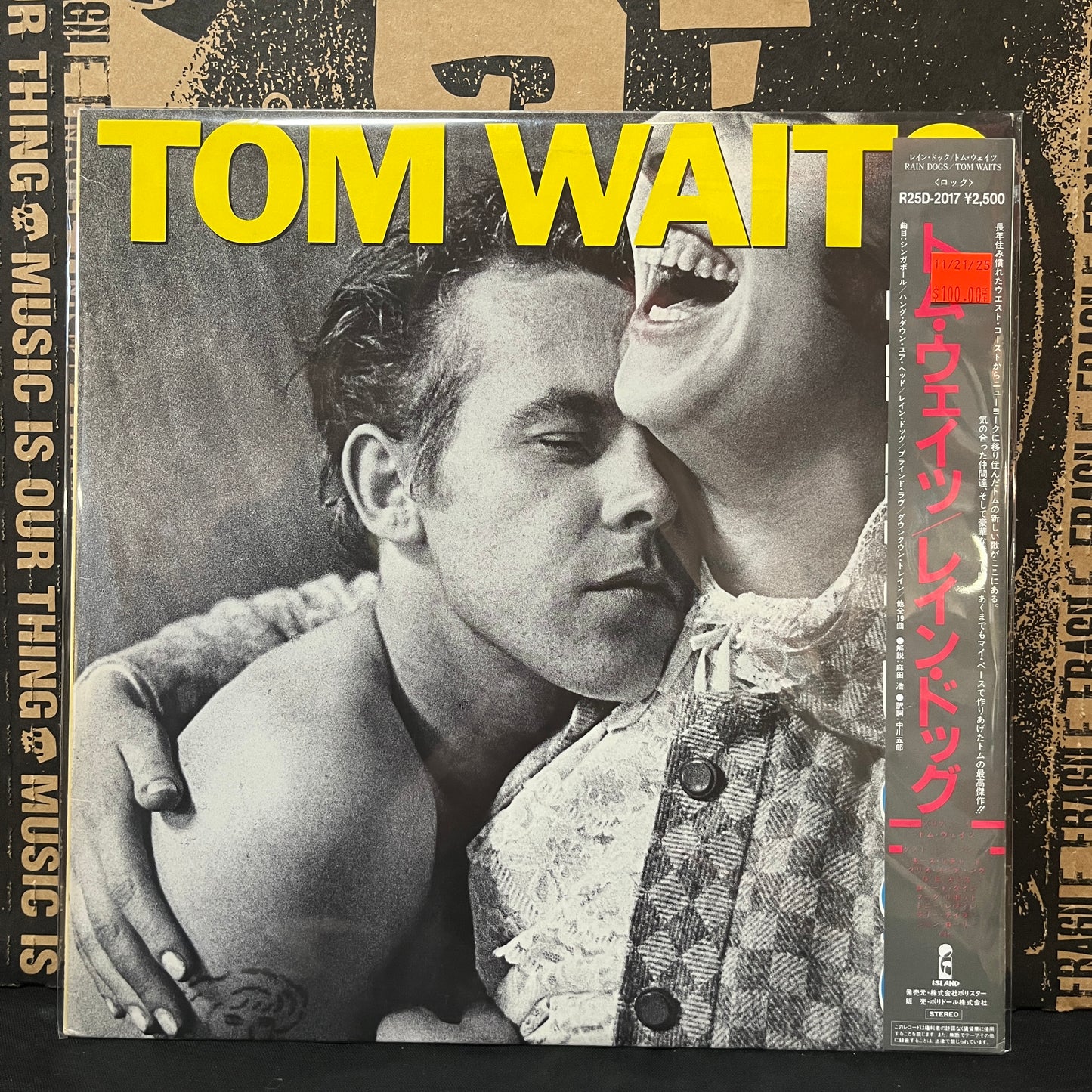 Used Vinyl: Tom Waits "Rain Dogs" LP (Japanese Press)