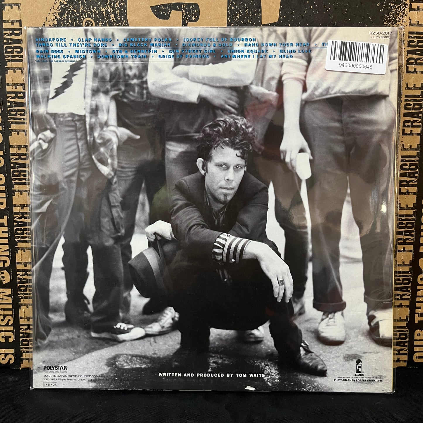 Used Vinyl: Tom Waits "Rain Dogs" LP (Japanese Press)