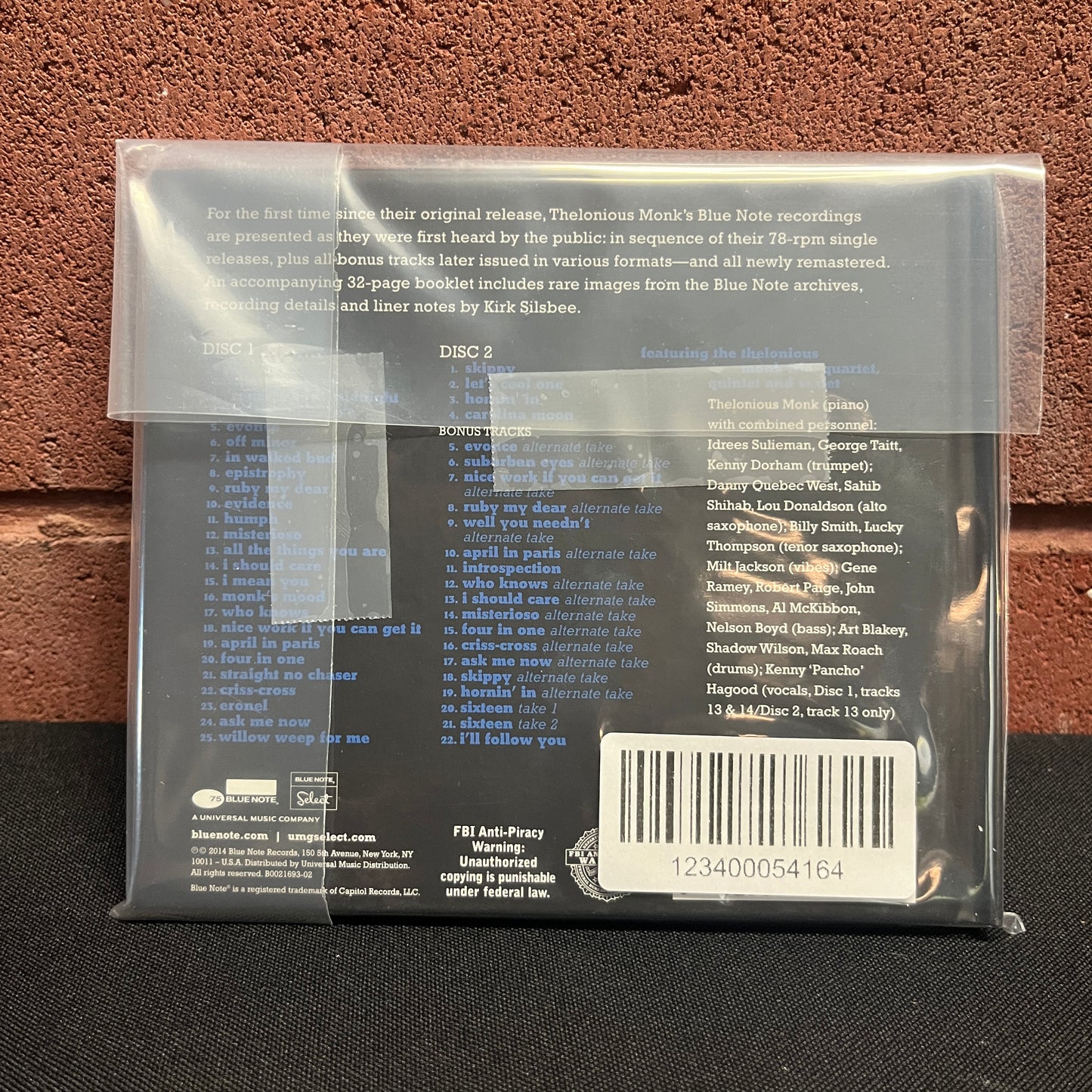 Used CD: Thelonious Monk "'Round Midnight: The Complete Blue Note Singles 1947-1952" 2xCD