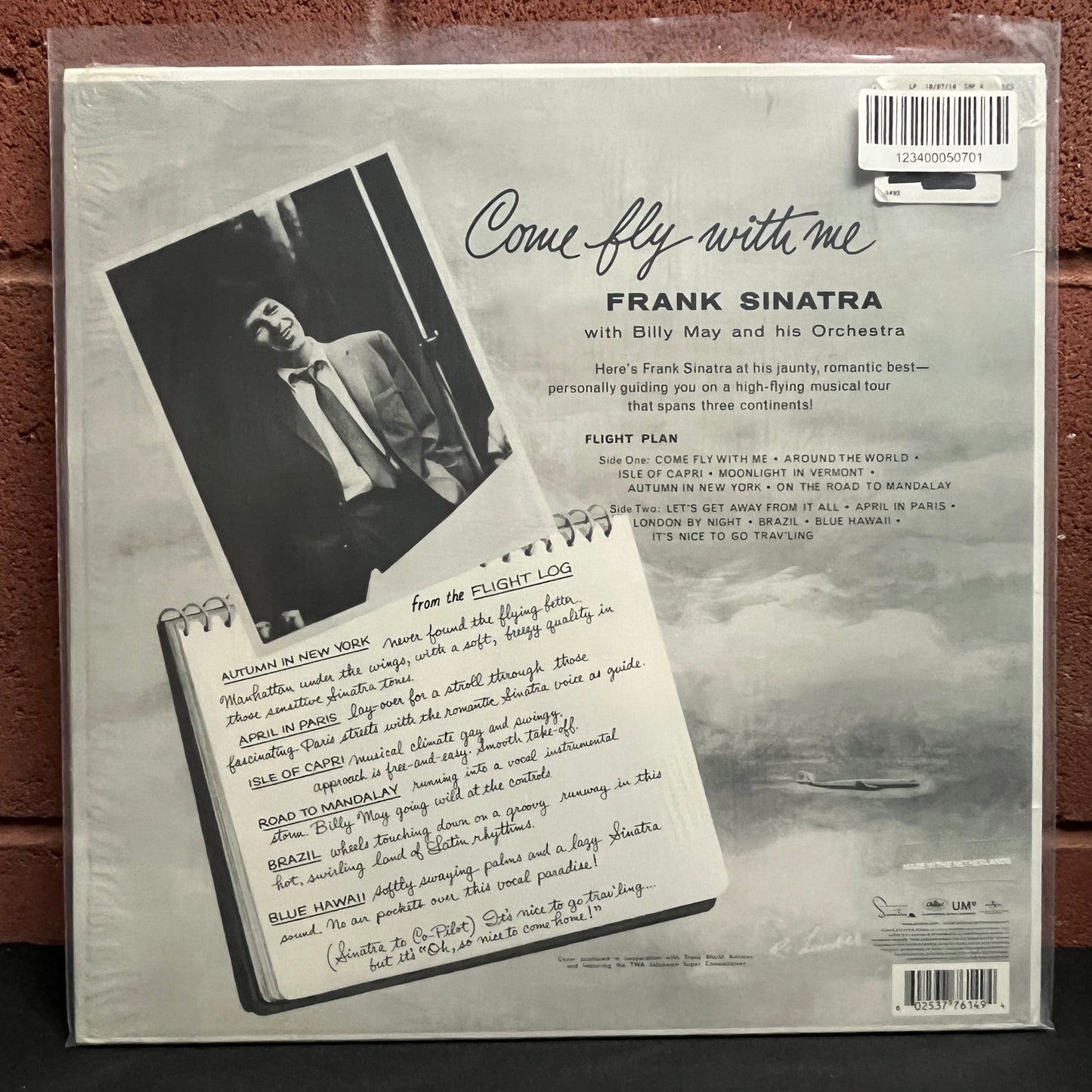 Used Vinyl: Frank Sinatra "Come Fly With Me" LP (2014 reissue)