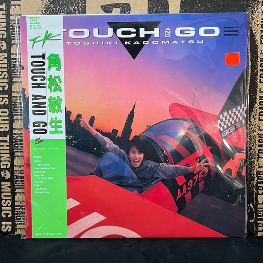 Used Vinyl: Toshiki Kadomatsu "Touch And Go" LP (1986 Japanese Press  w/ Poster)