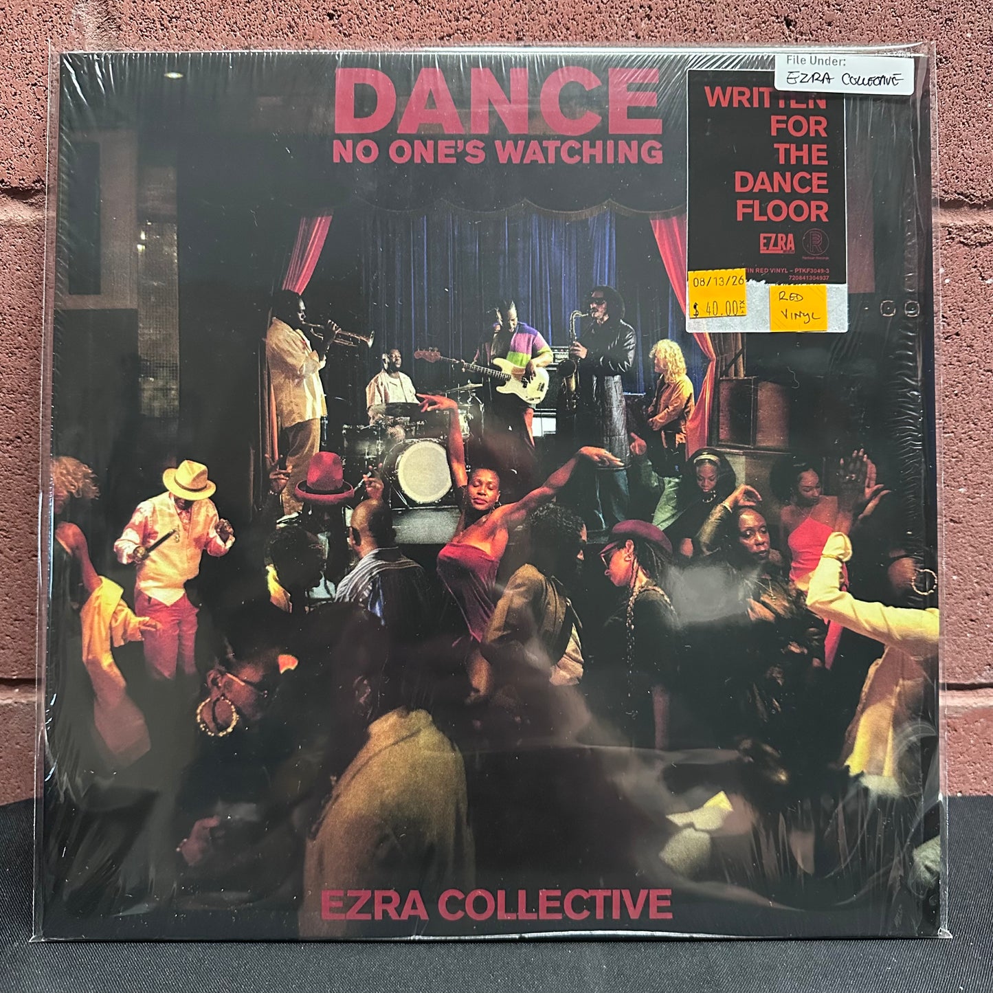 Used Vinyl: Ezra Collective "Dance, No One's Watching" 2xLP (Red vinyl)