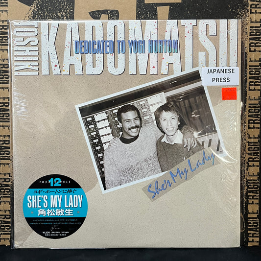 Used Vinyl: Toshiki Kadomatsu "She's My Lady" 12" (1987 Japanese Press - In open shrink with hype!)