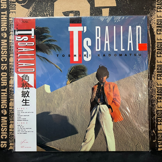 Used Vinyl: Toshiki Kadomatsu "T's Ballad" LP (1985 Japanese Press In Shrink)