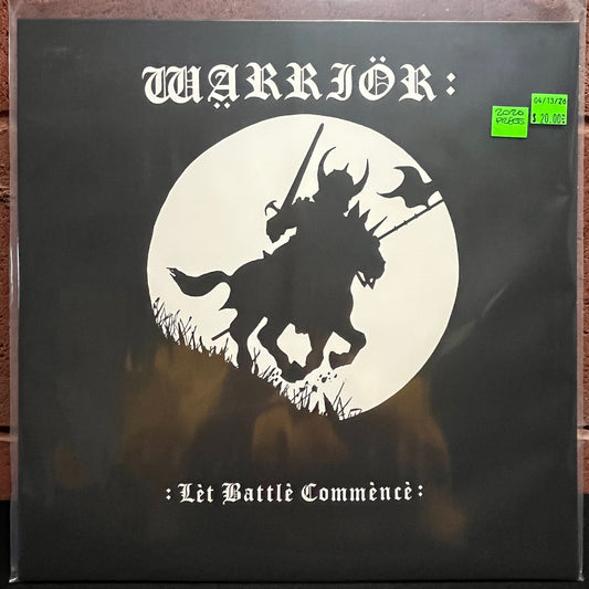 Used Vinyl: Warrior "Let Battle Commence" LP (2020 Press)