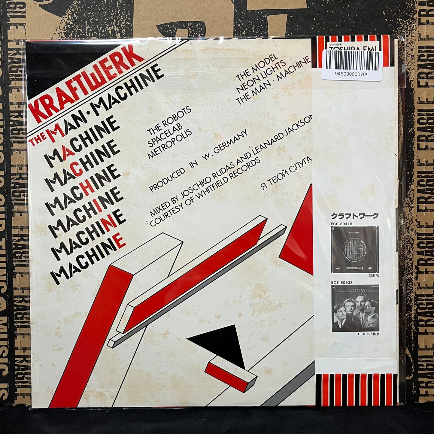 Used Vinyl: Kraftwerk "The Man-Machine" LP (1978 Japanese Press)