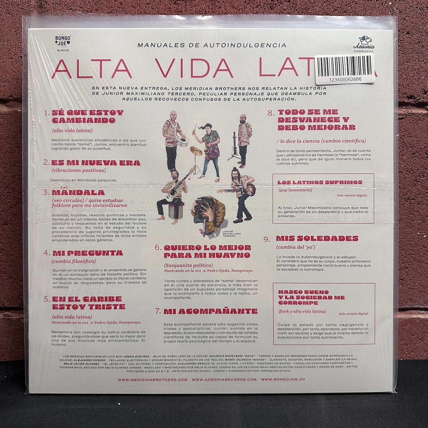 Used Vinyl: Meridian Brothers "Mi Latinoamérica Sufre" LP (Blue vinyl)