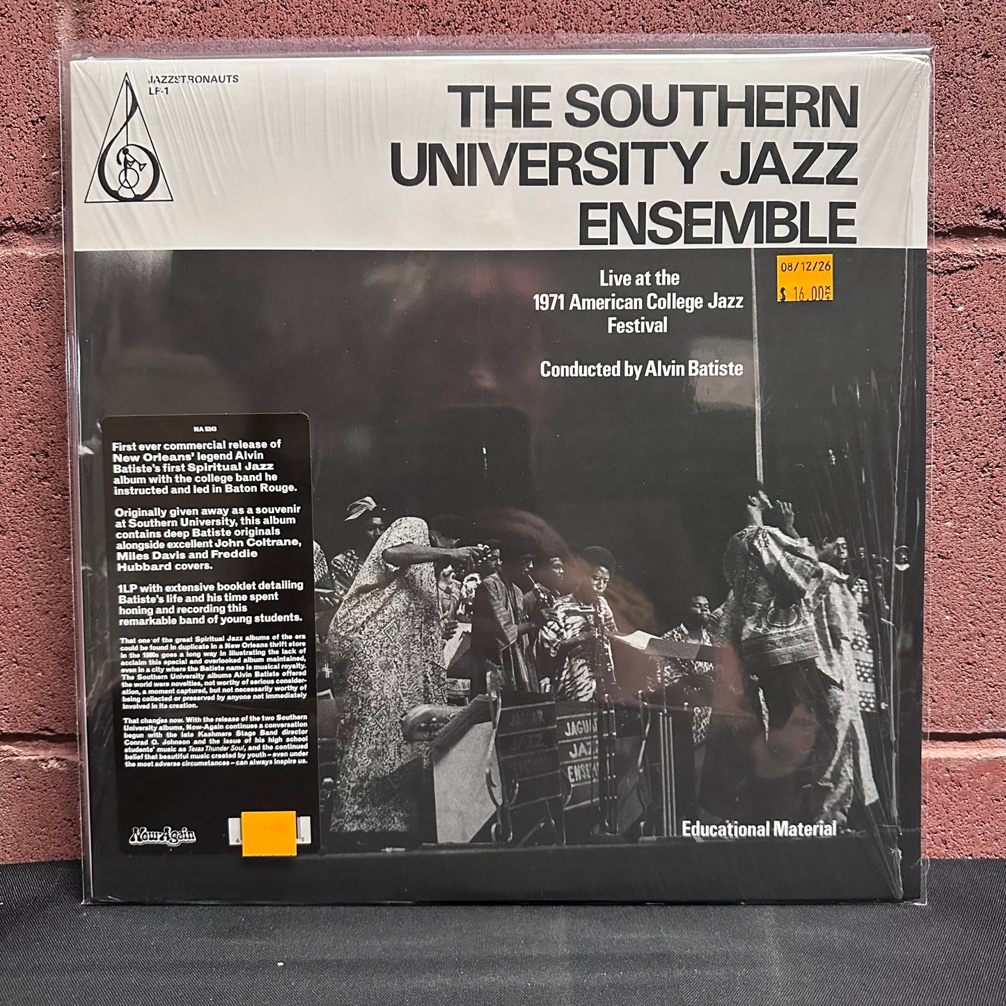 Used Vinyl: Southern University Jazz Ensemble "Live At The 1971 American College Jazz Festival" LP (2023 Pressing)