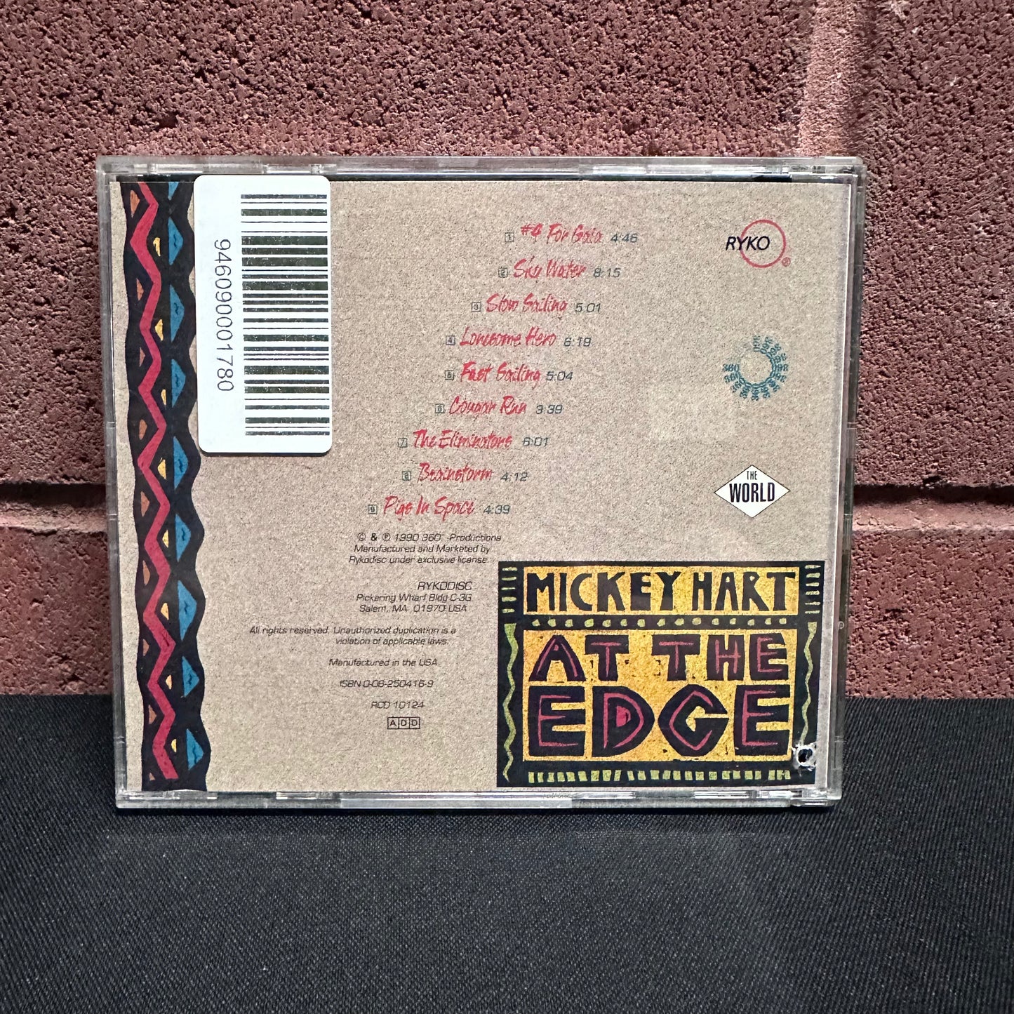 Used CD: Mickey Hart "At The Edge" CD
