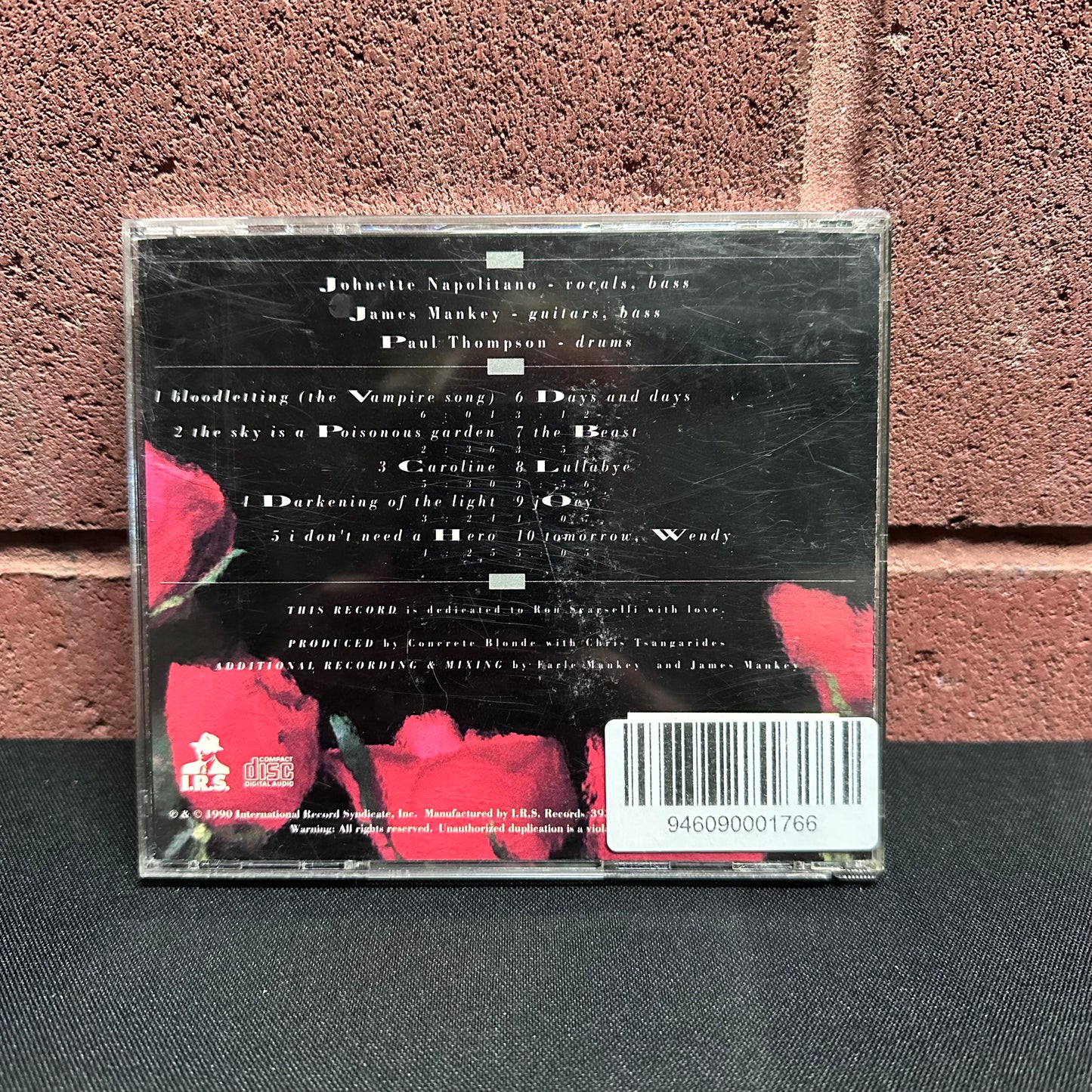 Used CD: Concrete Blonde "Bloodletting" CD