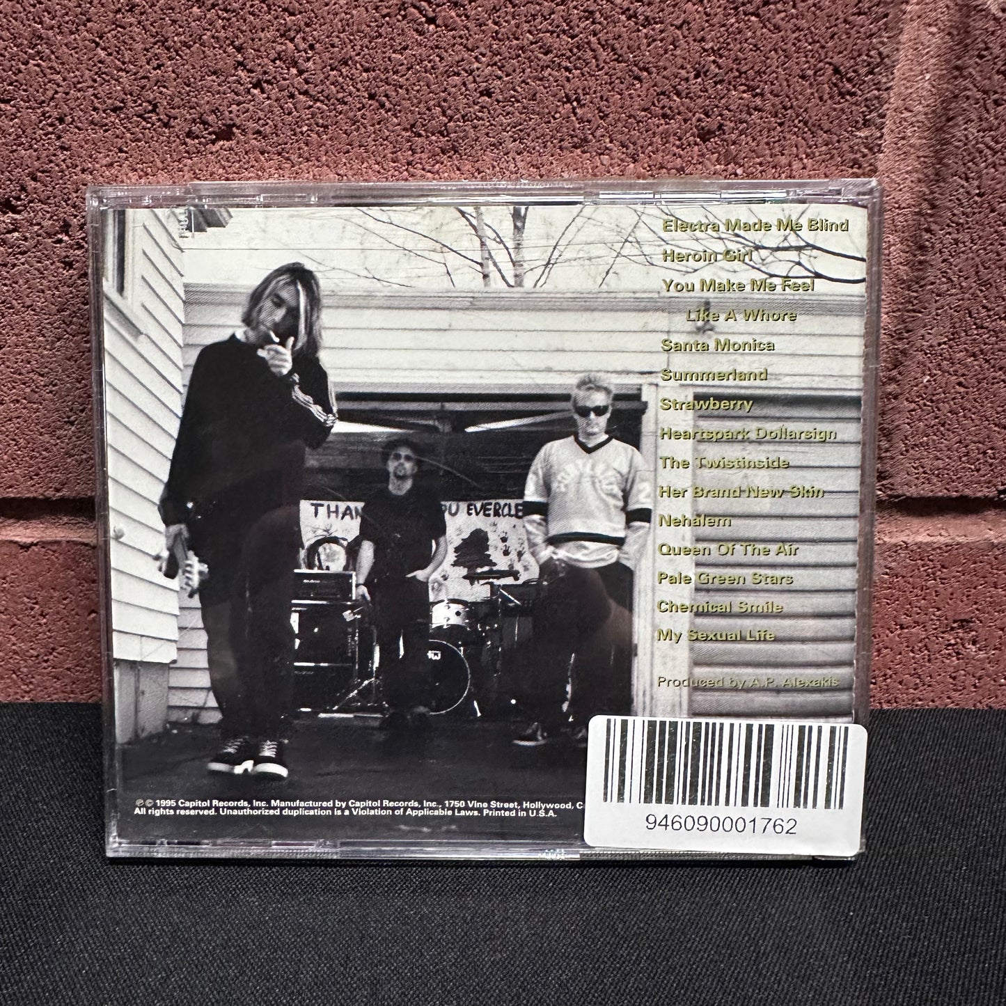 Used CD: Everclear "Sparkle And Fade" CD (1995 Capitol Press)