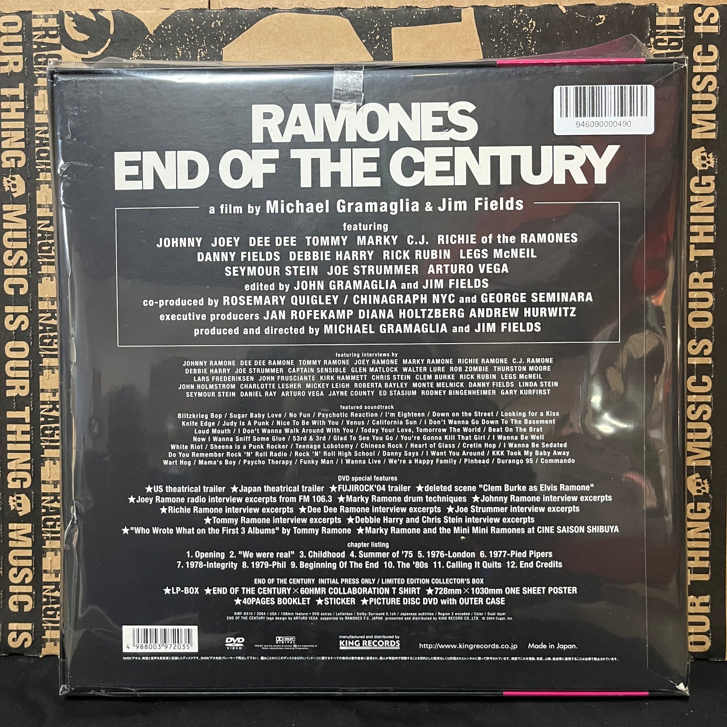 Used Vinyl: Ramones "End Of The Century: The Story Of The Ramones" DVD Box Set (Japanese Press Complete)