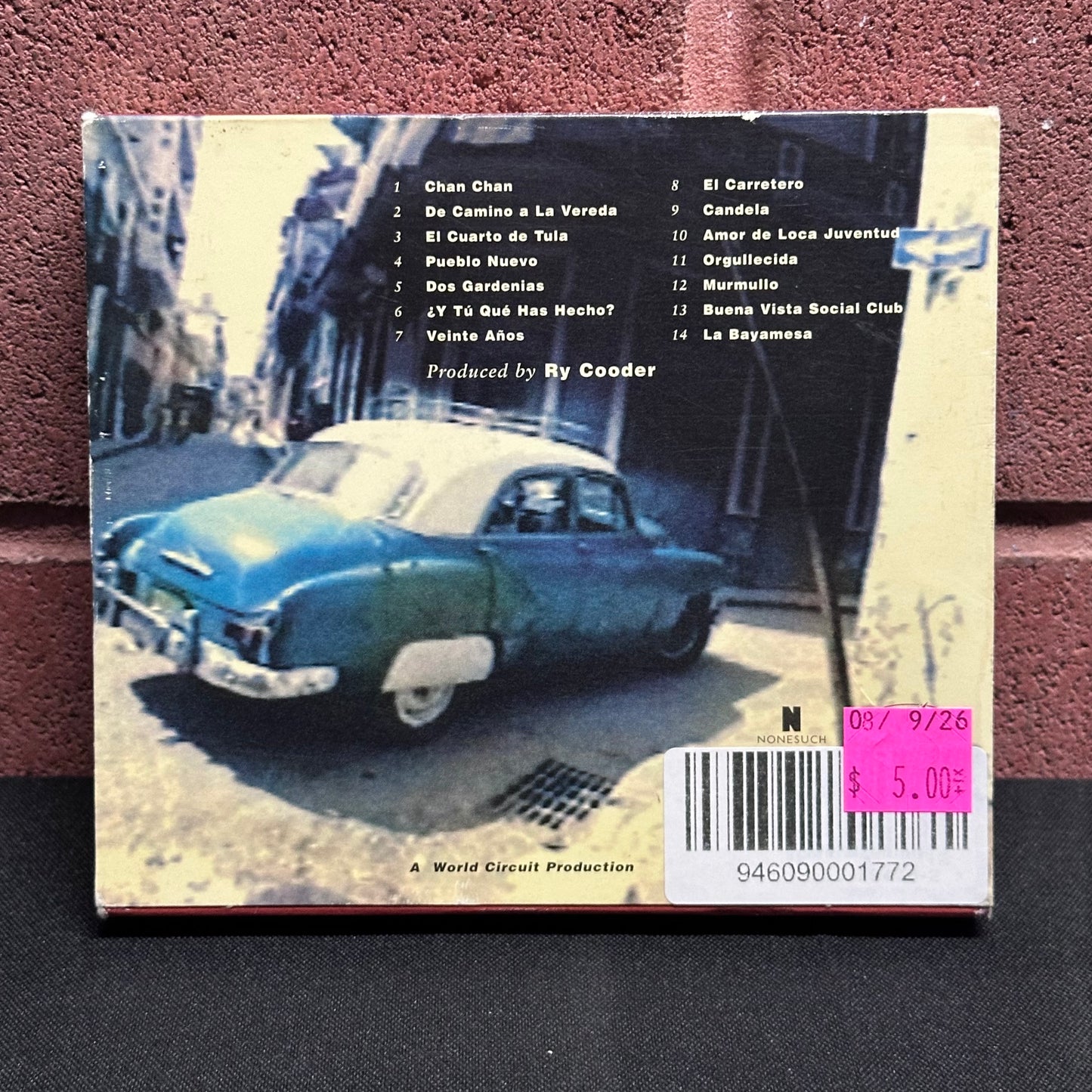 Used CD: Buena Vista Social Club "S/T" CD