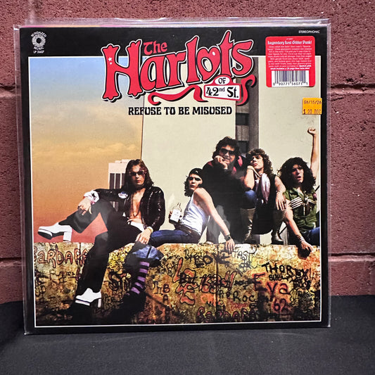 Used Vinyl: The Harlots Of 42nd Street ‎"Refuse To Be Misused" LP (2022 Press - Pink Vinyl)