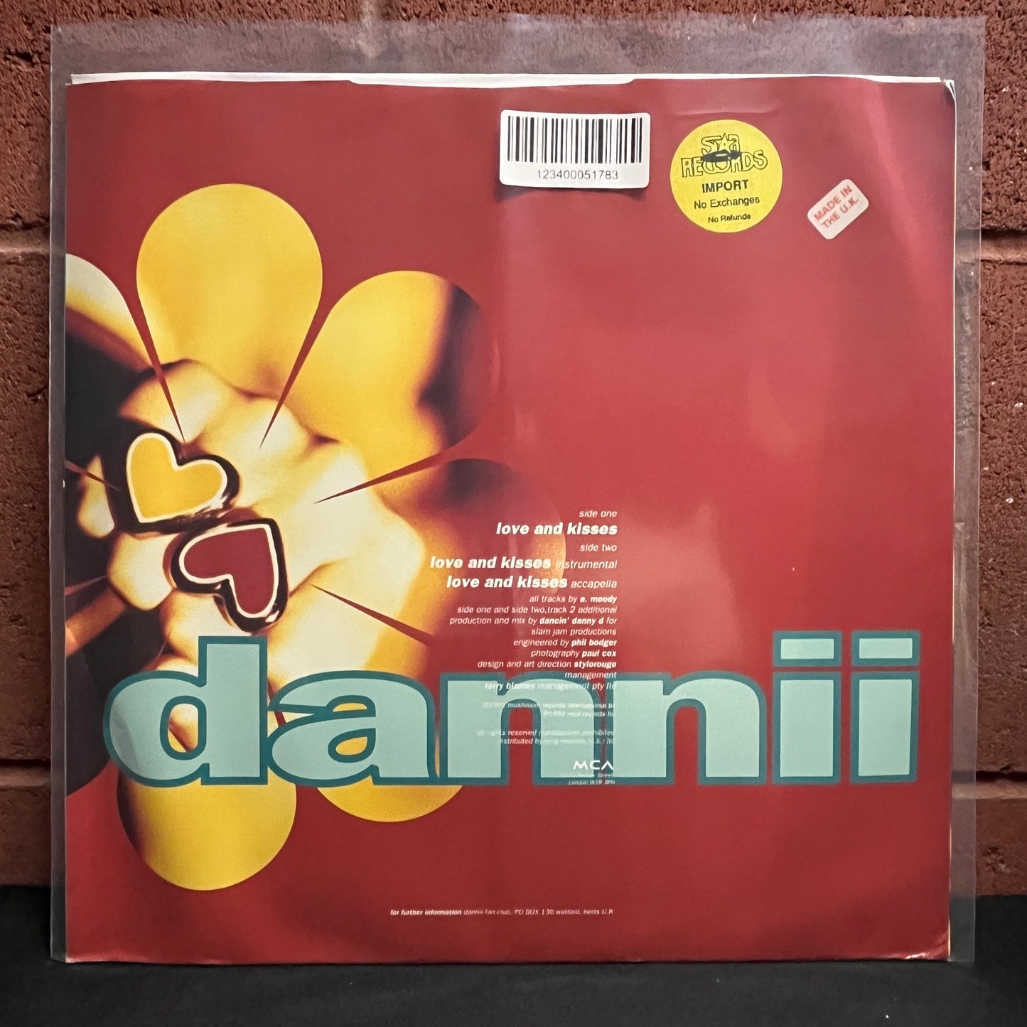 Used Vinyl: Dannii Minogue "Love And Kisses" 12"