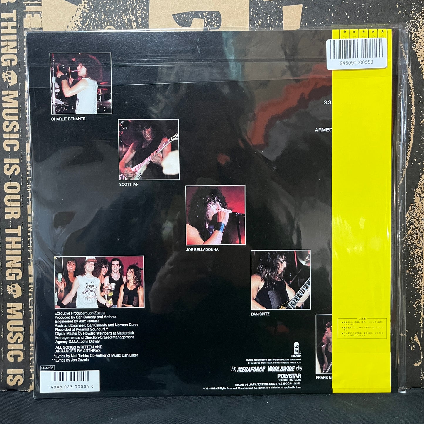 Used Vinyl: Anthrax "Spreading The Disease" LP (1986 Japanese Press)