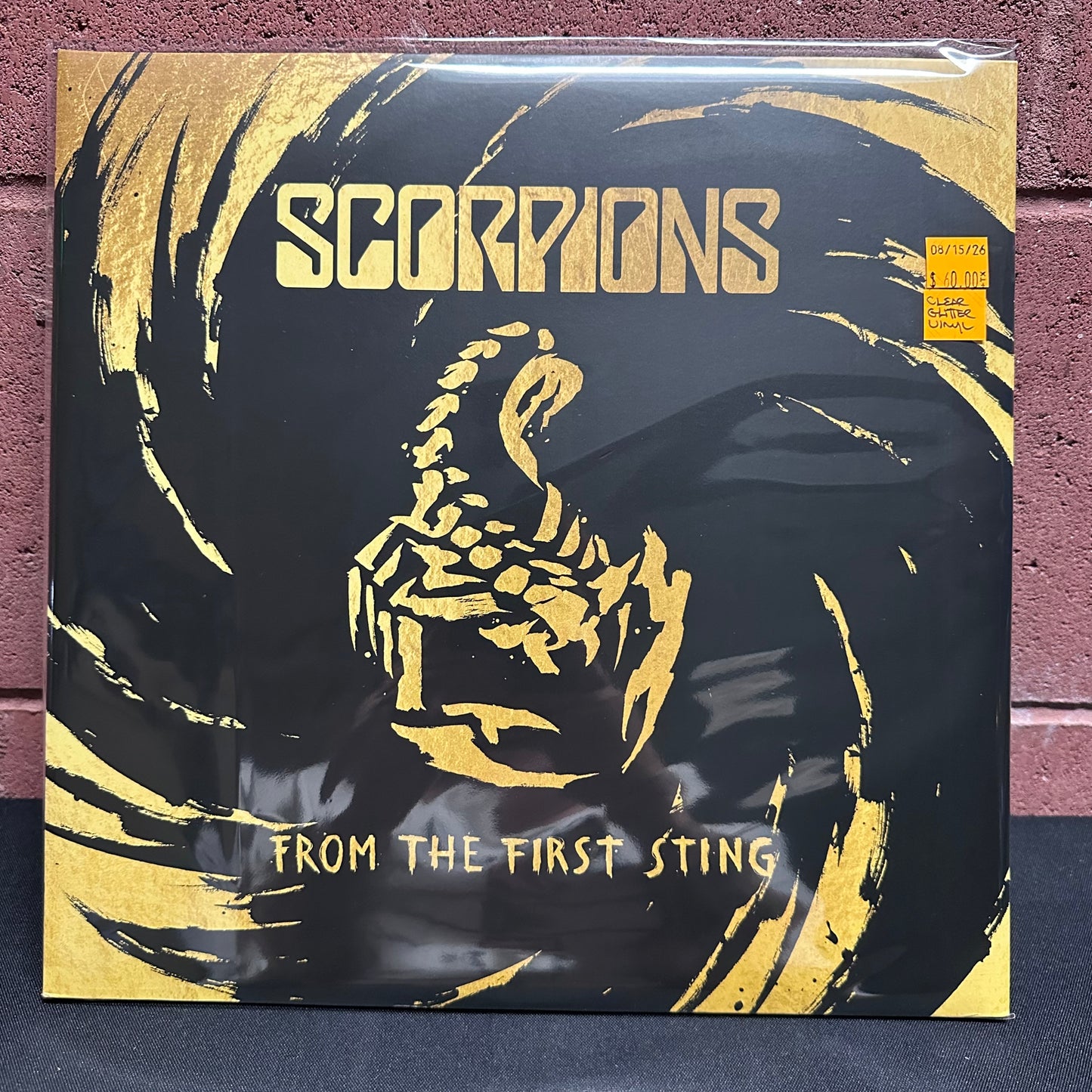 Used Vinyl: Scorpions "From The First Sting" 2xLP (2025 Press - Clear w/Glitter Vinyl)